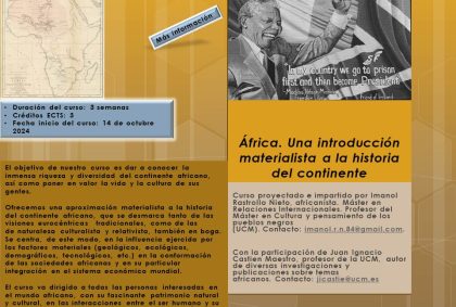Curso de la UCM: África. Una introducción materialista a la historia del continente